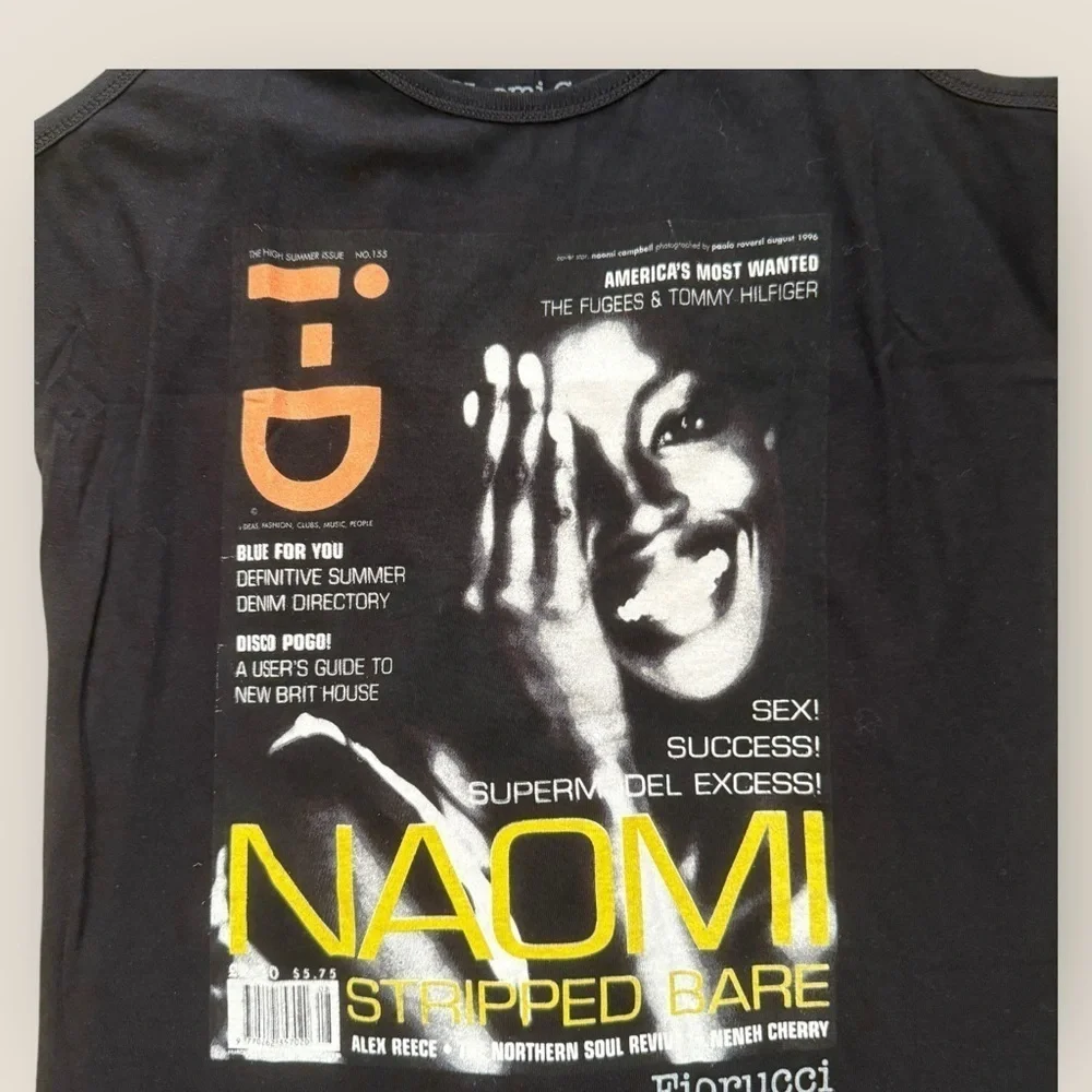 Fiorucci x Naomi Campbell i-D Tank – Size L (NWT)